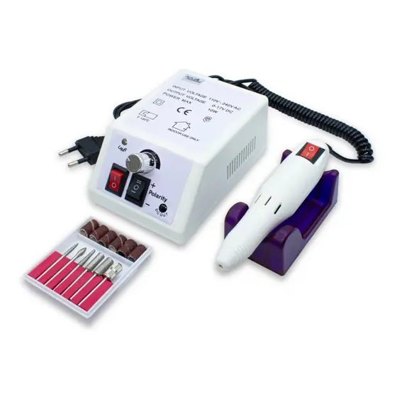 Lixadeira Lixa Motor Mercedes 2000 Rosa Profissional Manicure Unha Gel Acrigel Fibra