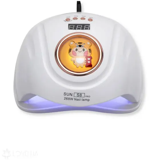 Cabine Sun S8 Pro Sioux 57 LEDs 268w Unha Gel Acrigel Secagem Rápida