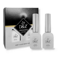 Kit Francesinha Esmalte Gel UV LED 24g D&Z Original Seca na Cabine