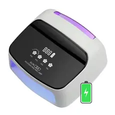 Cabine Portátil Sun S4 Secagem Unha Gel 66 LEDS 268W de Potencia