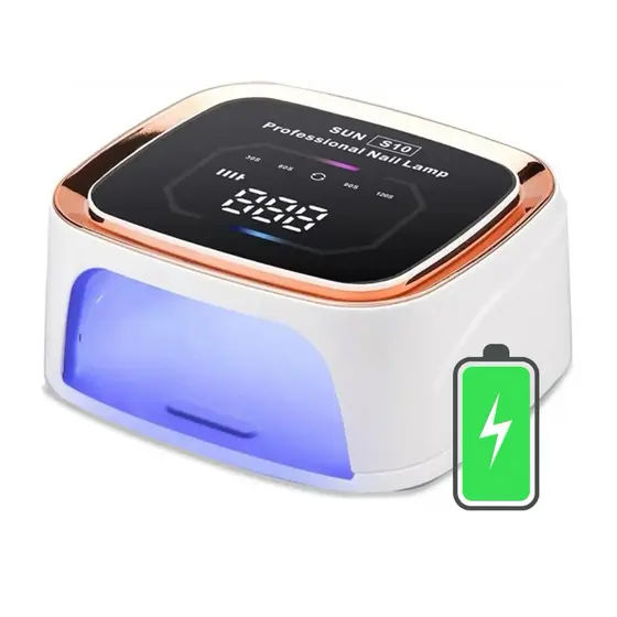 Cabine Sem fio c/ Bateria para Secagem Unha Gel 36 LEDs 108W SUN S10 D&Z