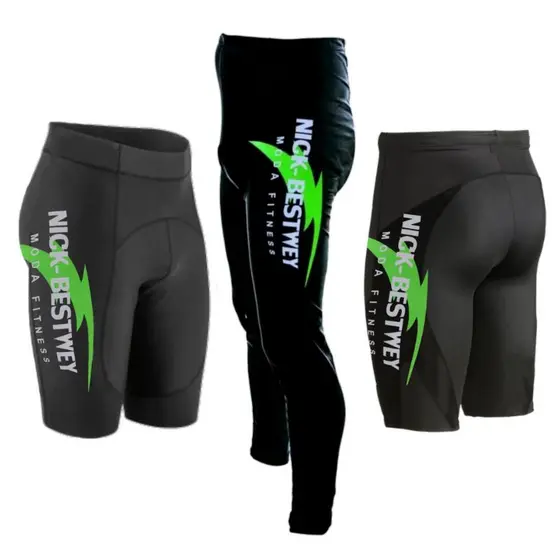 Kit 01 Calça E 02 Bermudas Ciclismo Bike Mtb Speed Com Forro Multigomos De Dupla Camada D90