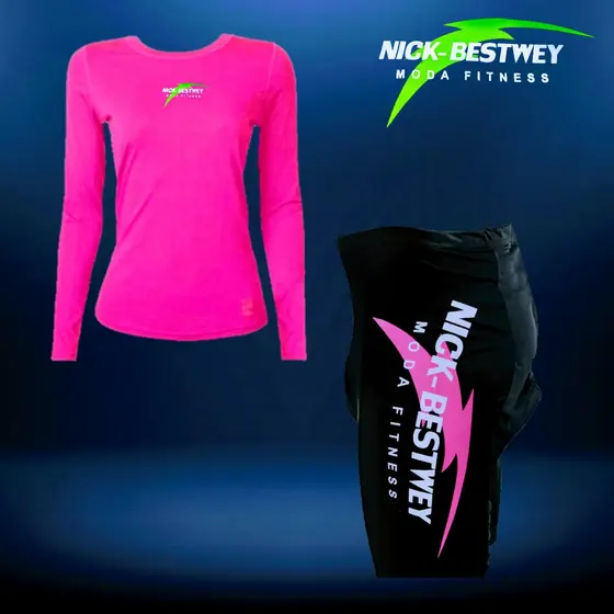 Conjunto Ciclismo Bike Bermuda Acolchoada e Camisa Proteção Solar UV Fator 50