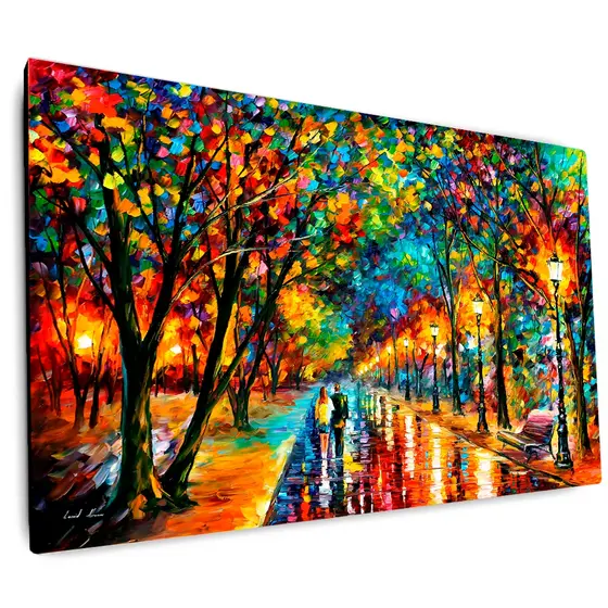 Quadro Decorativo "Dreams Come True" de Leonid Afremov - Arte em Tela Acetinada, Cores Vibrantes, Pronto para Pendurar