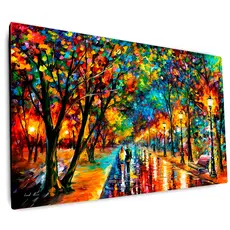 Quadro Decorativo "Dreams Come True" de Leonid Afremov - Arte em Tela Acetinada, Cores Vibrantes, Pronto para Pendurar