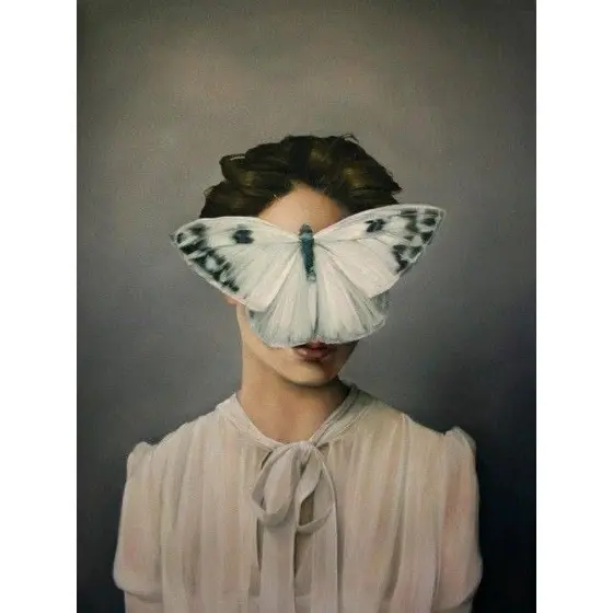Quadro Decorativo Metamorfose do Silêncio - Arte Surrealista em Tela Canvas, Elegância e Inspiração, Pronto para Pend