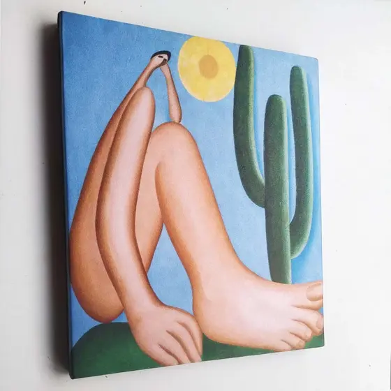 Quadro  decorativo,  Abaporu em tela canvas