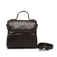 Bolsa Térmica para Marmita Lancheira de Couro Sam