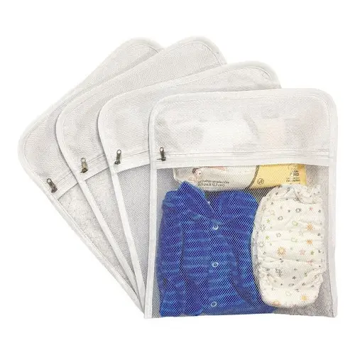 Kit Saquinhos Maternidade Multiuso Saco Organizador Nécessaire Envelope Com Zíper