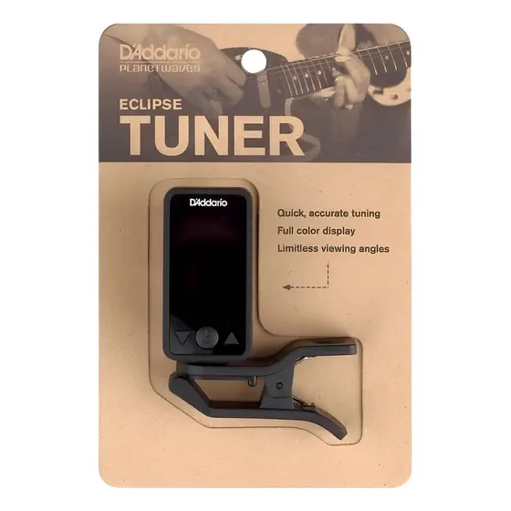 Afinador Digital Daddario Eclipse Clip Preto Pw-ct-17bk