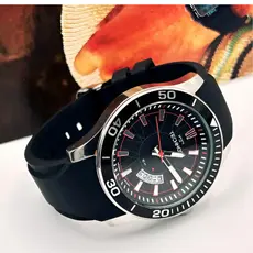 Relógio Masculino Technos Soul Preto Pulseira Silicone Esportivo Analógico Original Presente 2115KSN8P