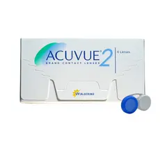 Lentes de Contato Johnson's Acuvue 2 Miopia e Hipermetropia com Grau + Estojo