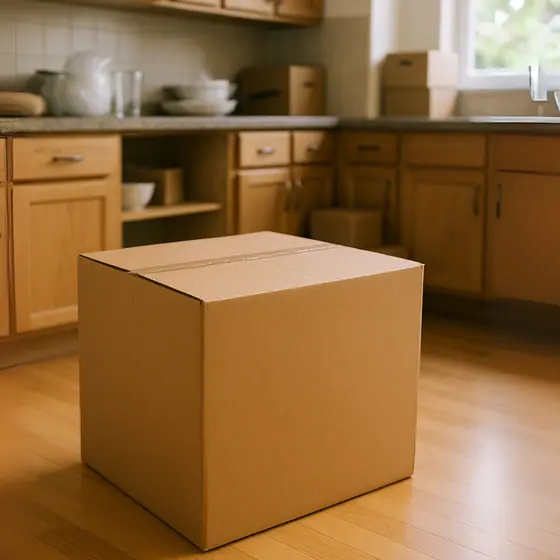 1 Caixa Grande 50x30x40 para Mudanças Organizadas e Seguras Embalagem Maleta e de Fácil Uso