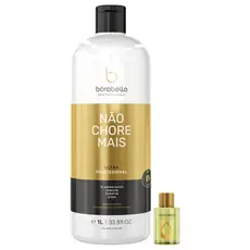 Borabella Não Chore Mais Passo 2 1 Litro Alisante Ultra Original + Oleo d Argan Reparador Pontas 7ml