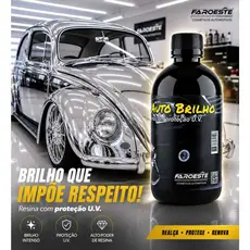 Cristalizadora Auto Brilho 250ml Concentrada c/ Proteção U.V. Faroeste