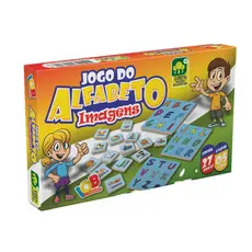 Jogo Alfabeto Alfabetização infantil com Imagens Didático Pedágogico escolar brinquedo educativo