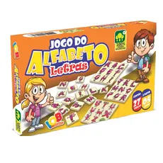 Jogo de Alfabetização Letras Quebra-cabeça Infantil Educativo Pedagógico Escolar Português