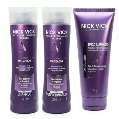 KIT NICK VICK MATIZADOR (3 Produtos)