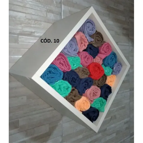 Nicho Decorativo Para Banheiro, Toalha Branco Tx