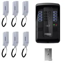 Porteiro Interfone Coletivo Kit Com 6 Pontos Predial Residencial Intelbras Bivolt
