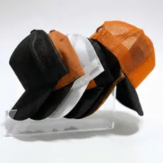 Suporte de Bonés Organizador em Acrilico Transparente - Premium Slim