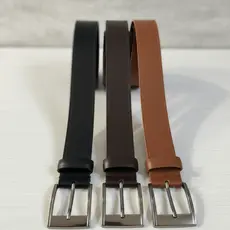 Cinto Masculino Regulável Ecológico Fivela Prata - 3 Cores
