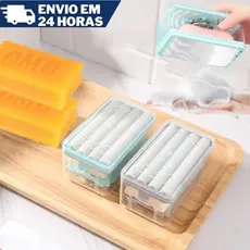 Porta Sabão em Barras Com Esfregão Suporte Escova Com Rolos Para Lavar Roupas Faz Espuma Ferramenta 2 em 1 Limpeza