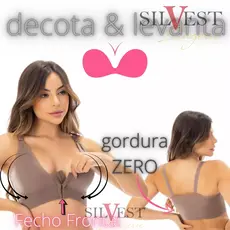 Sutiã Decotado Estético Abertura Frontal