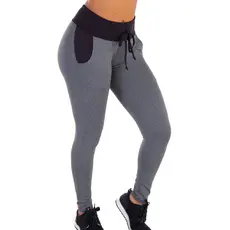 Calça Legging Com Bolso Real E Cardaço | Soft Style 6020