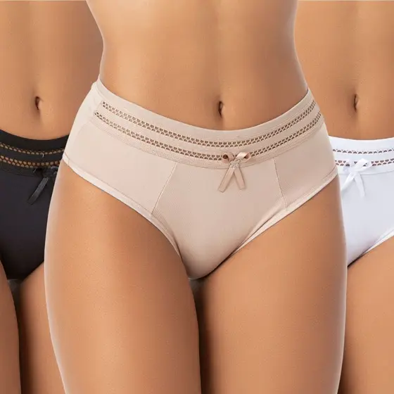 Kit 3 Calcinhas Confortaveis Cos Dama Premium Poliamida 1242