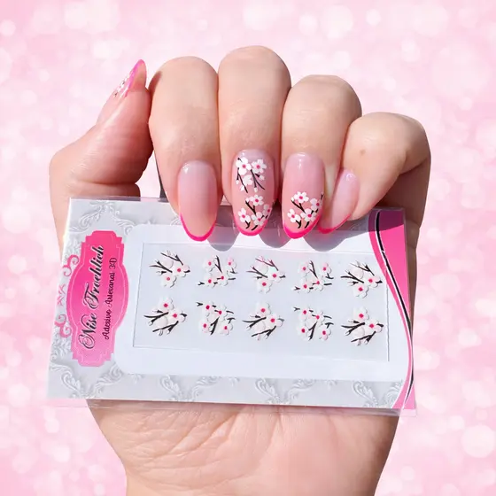 100 Adesivos de Unhas 3D Modelos Exclusivos - 10 cartelas