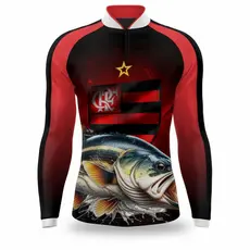 Camisa Pesca Camiseta Proteção UV50+ Blusa Pescaria Manga Longa