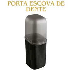 Porta Escova De Dente Com Tampa Suporte Banheiro