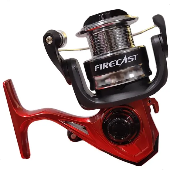 Molinete De Pesca Carretel De Alumínio Zest Firecast 3 Rolamentos
