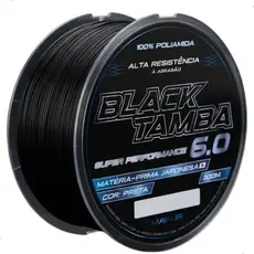 Linha de Pesca Maruri Black Tamba 300m Nylon Monofilamento Preta de Alta Performance