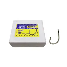 Anzol 12147 Nickel Caixa Marine Sports - Vários Tamanhos