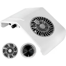 Sugador Coletor De Pó Para Unhas Gel Acrigel Compacto Cooler Branco 127/220v