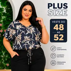 Blusa Plus Size Feminina blusas femininas plus size verão soltinha estapada