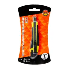Estilete Estreito Emborrachado 9mm Jocar Office