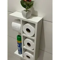 Nicho Banheiro Porta Papel MDF Elegance