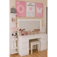 Torre De Prateleira Estante Mdf 170 ou 85 Cm Multiuso Para Quarto decoração Estante Multiuso Perfumes