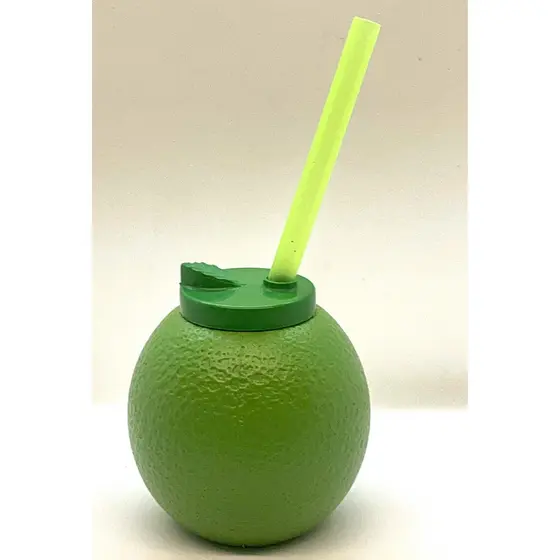 Copo Limoneto Caçulinha 300 Ml Com Canudo Injetemp
