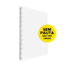 Refil Caderno Discos Inteligente Sem Pauta 90g 80 Folhas