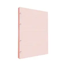 Refil Argolado Pautado Rosa 90g 80 Folhas
