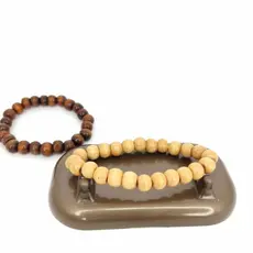 Pulseira bracelete madeira 8 mm