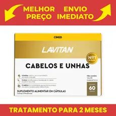 Suplemento Lavitan Cabelos e Unhas Cimed 60 capsulas