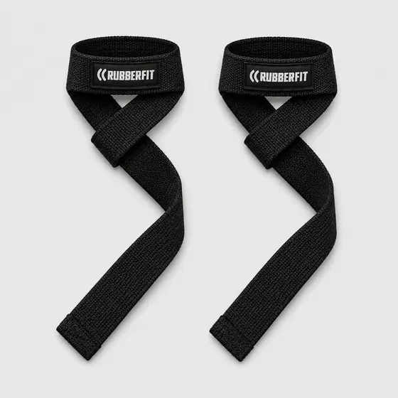 Straps Tala Para Academia Musculação Crossfit Treino Profissional Par Rubber Fit