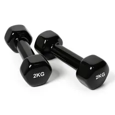 Par de Halter Emborrachado Academia em Casa Peso 2kg