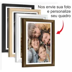 Quadro Decorativo personalizado com sua foto moldura decoração porta retrato para sala quarto escritório coisas casa