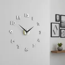 Relógio Parede Grande 3d Numeros Cozinha Sala Analógico